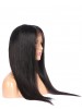 Silky Straight Brazilian Full Lace Human Hair Wigs With Baby Hair
