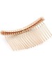 Popular Beautiful Pearl Magnolia Rhinestone Hair Combs