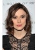 Keira Knightley Short Lace Front Brown Wavy Remy Human Hair Wig