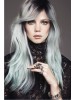 Full Lace Wavy gray Synthetic Long Hair Wig