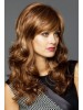 Long Lace Front Brown Wavy Remy Human Hair Wig