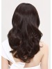 Sleek Black Wavy Remy Human Hair Long Full Lace Wig
