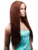 Remy Hair Lace Front Yaki Straight Wig