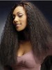 Long Straight No Bangs African American Lace Wigs for Women