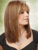 Long Layered Lob Wig Highlighted Look With Bangs 