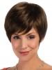Synthetic Cropped Lace Front Wig with Asymmetric Fringe