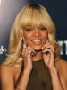 Most Popular Rihanna's Synthetic Roller Set Wavy Wig