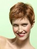 Gamine Short Wig With Golden Shine