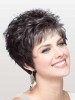 Synthetic Hair Capless Modern Short Wavy Style Wig